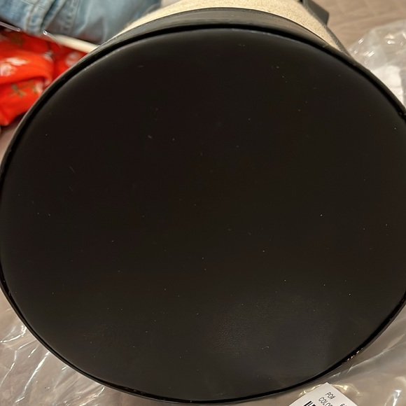 J. Crew Natural/Black Canvas Bucket Bag/NWT - Picture 9 of 11